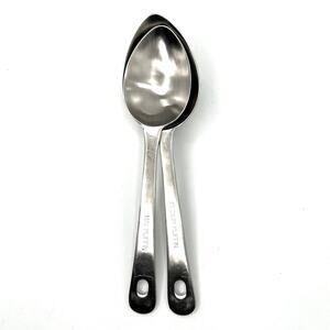 Vintage Amco rust free stainless steel  measuring spoons - Medium Mini Muffin